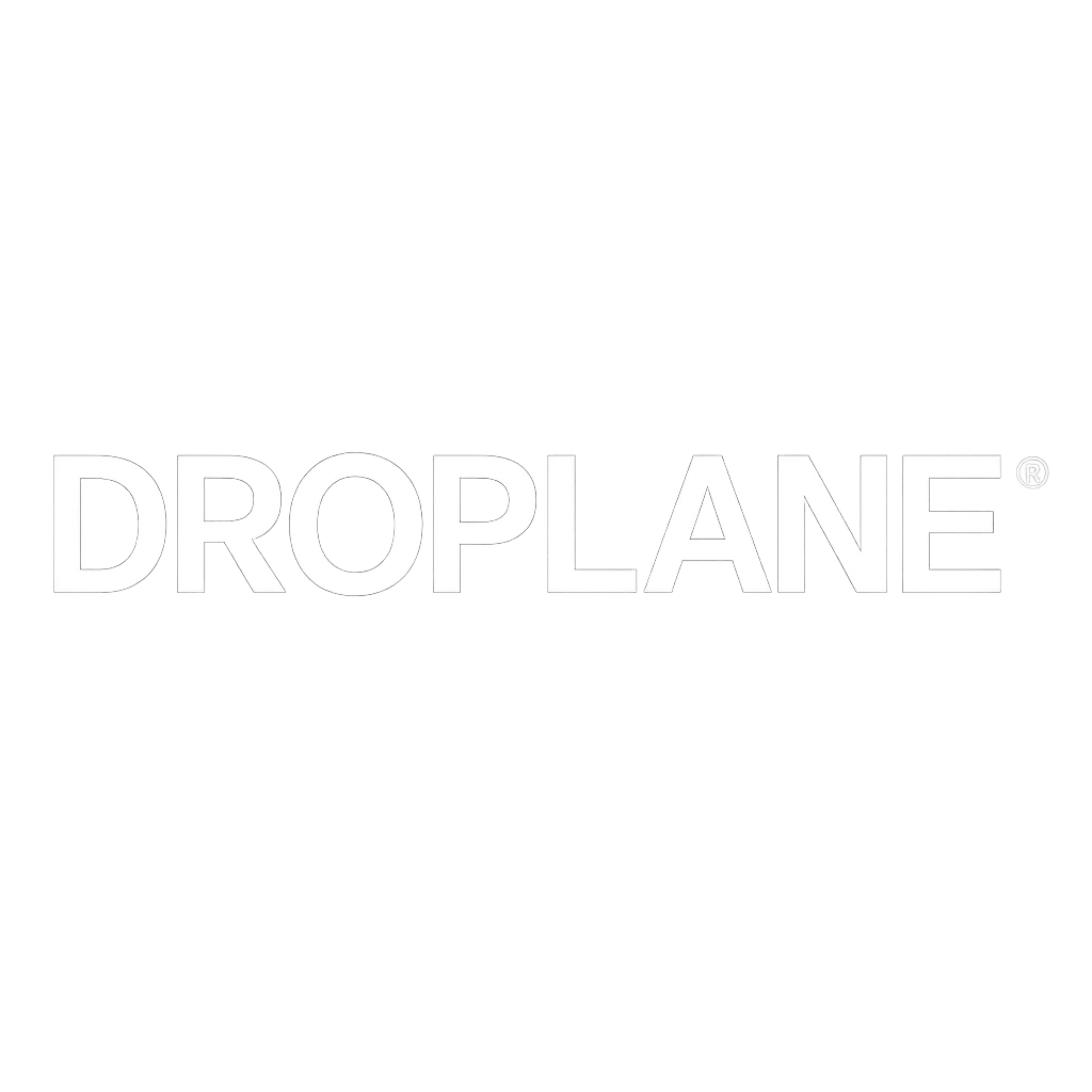 Droplane Logo Weiß