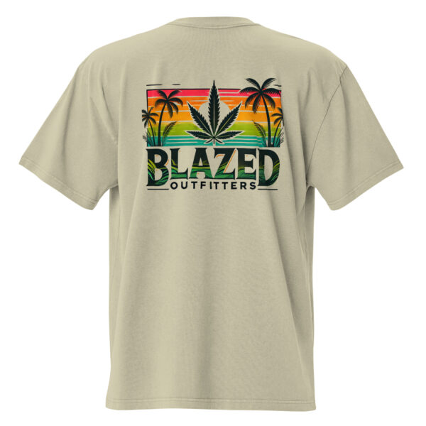 Oversized T-Shirt - Blazed Palms | Sunset Edition