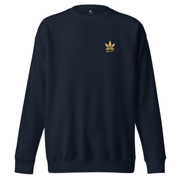 Cannabis Gold Leaf Pullover – Bild 4